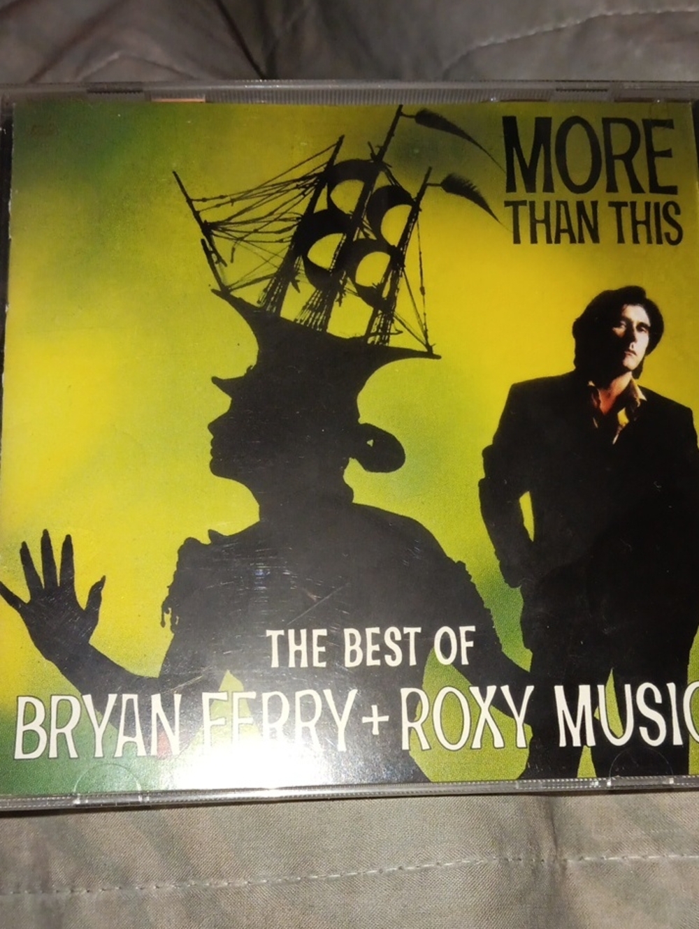 More Than This: The Best of Bryan Ferry + Roxy Music CD - Yellow/Black Artwork